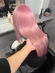 【ハイトーン✖️艶髪へ✨️】ブリーチ+カラー+トリートメント