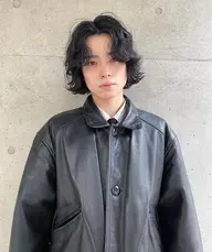 似合わせカット×ナチュラルパーマ【ミディアム】