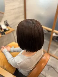 ケアカラー＋超音波3stepトリートメント＋マイクロバブル※女性限定