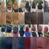 🤍ブリーチありWカラー🤍リタッチ又はインナーカラーも可能です❣️+コテ巻き仕上げ✨※ピンクカラー以外も可能です👍