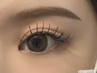 【症例写真モデル】フラットラッシュ160本｜LED変更＋1,000円｜写真集まり次第終了
