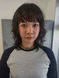 ミニモ学割👩‍🎓U24カット+ニュアンスパーマ ¥8000