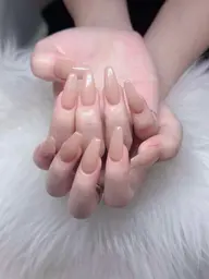 [ネイルチップ10本長さ出し] ワンカラー or ラメカラ🩷