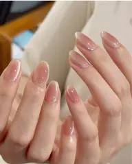 【自爪】🎀シンプルデザイ🎀オフィスネイル🎀