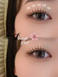⚠️練習モデル様募集中⚠️フラットラッシュ100本(オフ込み)付け足し不可!補足説明確認お願いします!
