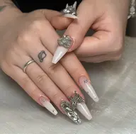 ♥️チップ長さだし10本💅+90分もち込みデザイン💠