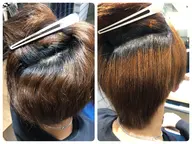 縮毛矯正+髪質改善トリートメント