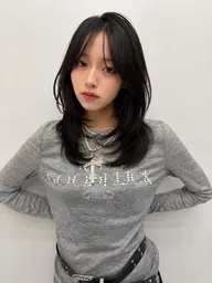 【超話題‼️】カット+韓国水光肌カラー+超音波2stepトリートメント✨