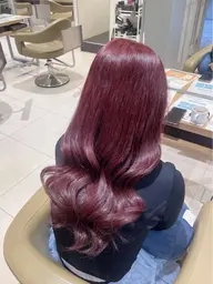 🫧透明感🩵ブリーチなしダブルカラー💡+トリートメント✨