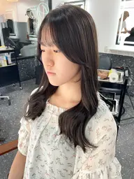 ❤️【髪質改善】❤️韓国式カット+透明感イルミナカラー+オージュア 4stepTr