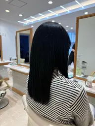 【サラ髪ストレート】縮毛矯正＋カット＋トリートメント