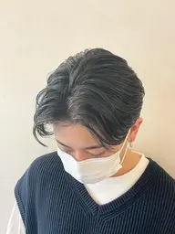 【平日限定⚡️】メンズカット+ニュアンスパーマ+ReFaマイクロバブル泉+TR
