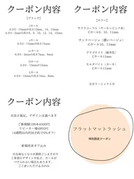 オフ込み長さカール限定フラットラッシュ100本(マット)新規のみ予約可⏰カラーエクステも!Lカール有り束感仕上げも可