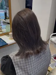 ☆レディース限定☆ 赤み消し透明感カラー✨️(トリートメント成分配合)+内部浸透型トリートメント✨️