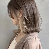 【Wカラー】デザインカット+インナーカラー ¥5000