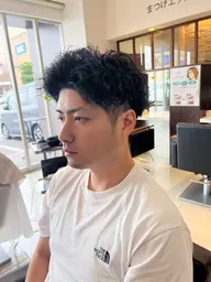【💫  朝のセットが5分で決まる 💫】    メンズカット＋パーマ※特殊パーマは追加料金あり