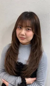 レイヤーカット+高保湿トリートメント✨/熊谷