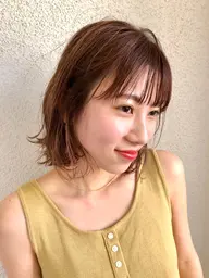 《👑人気No.3！透明感ケアカラーコース》カット+イルミナカラー,アディクシーカラー+Aujuaトリートメント✨