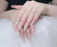 🍓🍓チップ長さ出しカラーグラデーション（ベースあり）