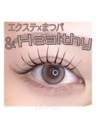 【マツエク×パーマ】アンドヘルシー140本+アイシャンプー