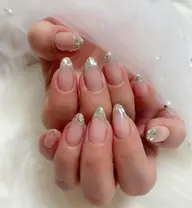 【当店大人気/ストーン2個付き】ガラスフレンチ　6980