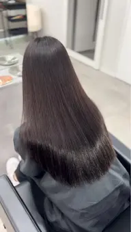 美髪縮毛矯正+トリートメント🖤