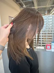 【内部集中ケア】カット＋艶カラー＋Aujua集中TR   阪急淡路