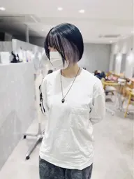 【なんだかお洒落、大人女性】カット+インナーカラー+全体カラー12100円