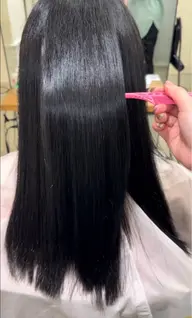 【¥12000】美髪髪質改善ストレート➕カット(縮毛矯正) レイヤー、顔まわりなど💫