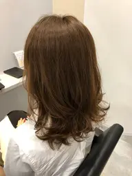 💛平日9:00〜14:00限定💛透明感ある褒められカラー✨ケアカラー＋カット＋美髪トリートメント［心斎橋/四ツ橋］