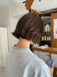 カット+カラー+ケラフェクトTR+炭酸ケア