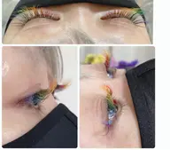 🩷ミニモ限定メニュー🌈カラーマツエク付け放題🌈（育毛トリートメント・アイシャンプー・オフ込み）