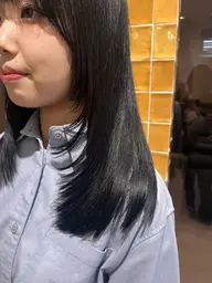 縮毛☂️✨✮.˚ ͙͘͡★🌧️カット+premium艶髪ストレート+TOKIO5stepトリートメント*.★