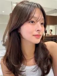 【¥0撮影モデル】小顔見え✨似合わせ顔周りカット｜前髪・もみあげ