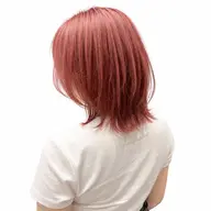 🍎2、3回目クーポン🍎ブリーチありダブルカラー+カット+トリートメント#艶カラー#ベージュ#暖色#前髪カット