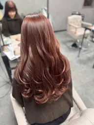 【ブリーチなしWカラー】ブリーチなしダブルカラー+超音波トリートメント ¥13,000