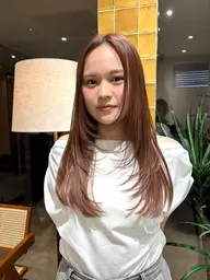 【髪にまとまりが欲しい方!❤️】カット+ケアカラー+髪質改善トリートメント