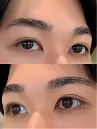 眉ワックス脱毛+眉カット