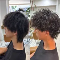 【期間限定🌈】【シスキュア(クリーム)パーマ】【メンズ🧑🏽🦱】【スパイラル】パーマモデル🐥🌟