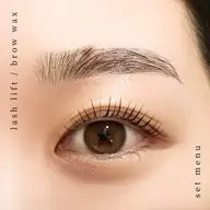 【 垢抜け度No.1💎 】まつげパーマ➕眉毛wax | 束感仕上げ付
