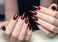 【Hand】チップ長さだし ワンカラーorラメグラデ/パーツ2個