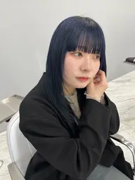 気になる前髪のうねり撃退👊🏻前髪縮毛矯正とお顔周りcut🪄