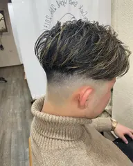 メンズカット+デザインカラー