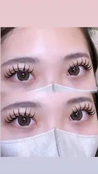 🎀当日限定 上まつげエクステ80本【 flat lash 】(コーティング付)