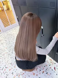 【💫ケアも明るくもしたい方💫】ブリーチなしダブルカラー+カット+トリートメント