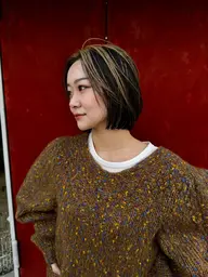 【初来店の方】 カット+ダブルカラー+オーガニックシャンプーブロー ¥17000