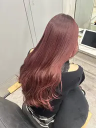 【理想の髪色に💕】似合わせカット➕ケアブリーチ1回➕ケアカラー➕内部補修3stepトリートメント