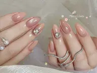 つけ放題⭐️マグネット/フラッシュネイル+人気パーツ2個　5980オフィス