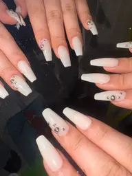 【オフなし】🧡Gel-x長さだし10本🧡ワンカラー🧡(小さいストーン無料)