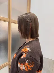 【透明感up!】似合わせカット+ブリーチWカラー+トリートメント🚿🤍